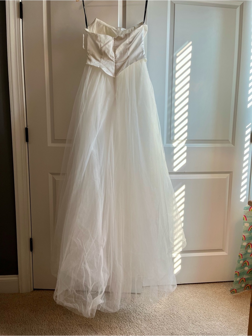 David’s Bridal Strapless Wedding Dress Size 4 NWT - Picture 9 of 12